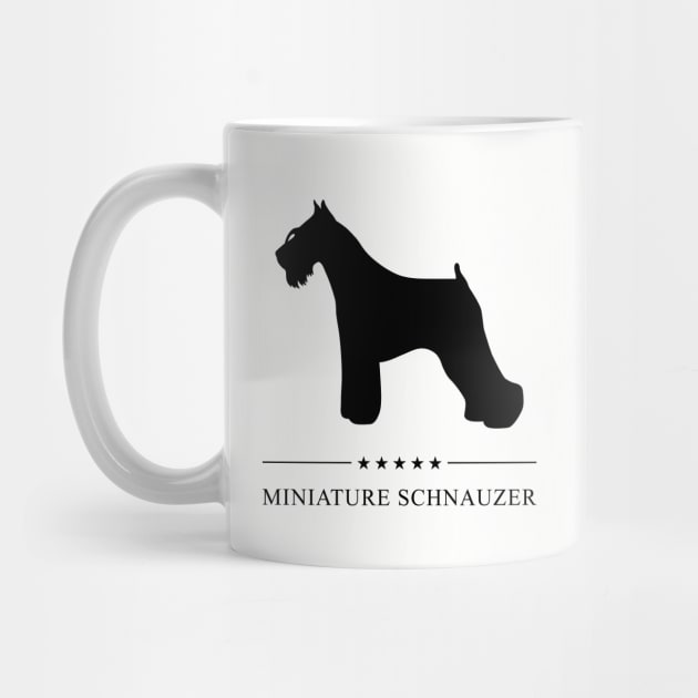 Miniature Schnauzer Black Silhouette by millersye